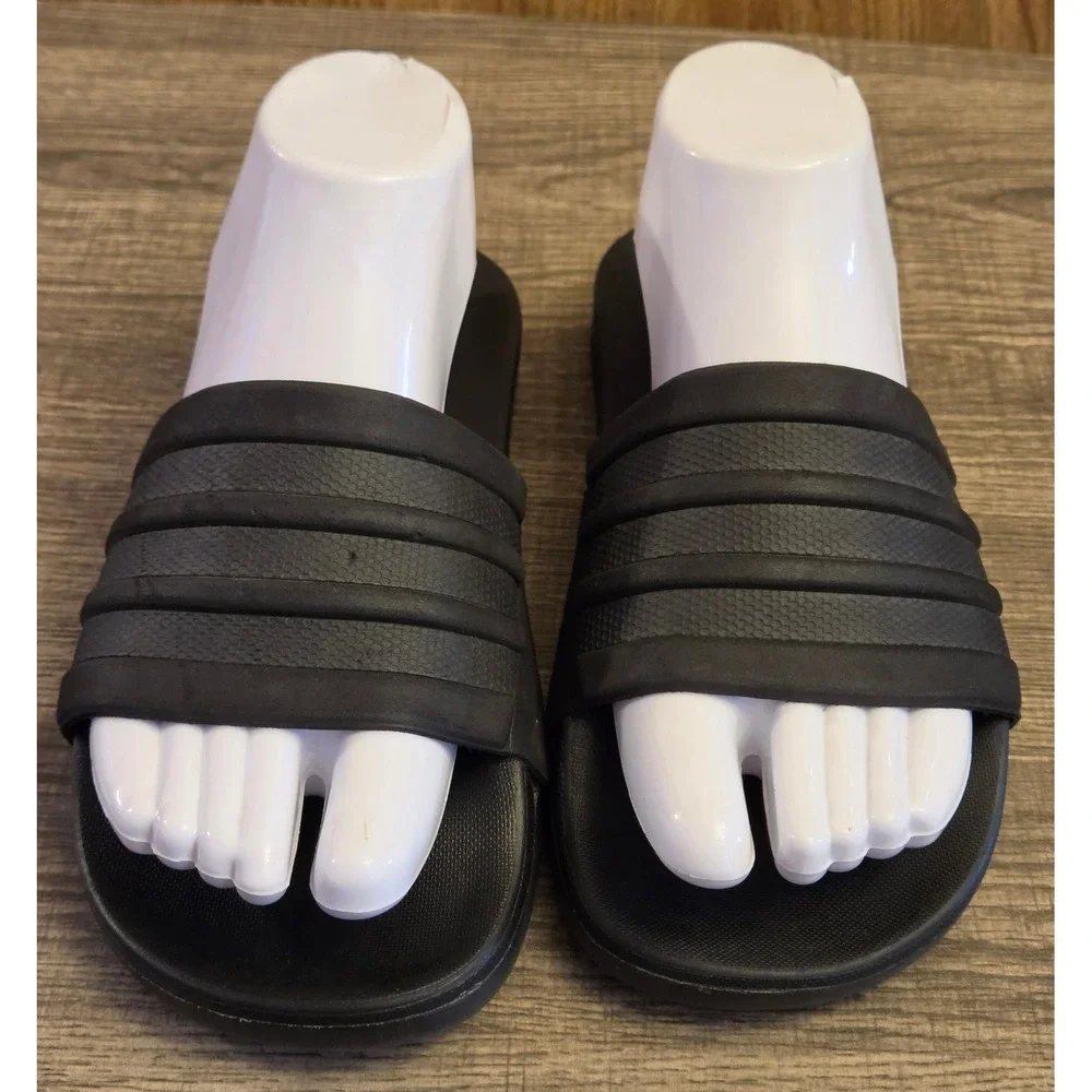Adidas Adilette Comfort Slide Sandals Mens Size‎ 6 Black